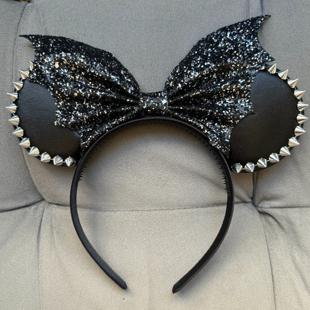 Mickey/Minnie Glitter and Stud Bat Ears